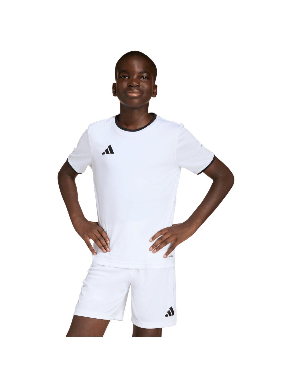 Adidas Entrada 26 Jersey vaikiški marškinėliai, balti ir juodi JZ2532 4