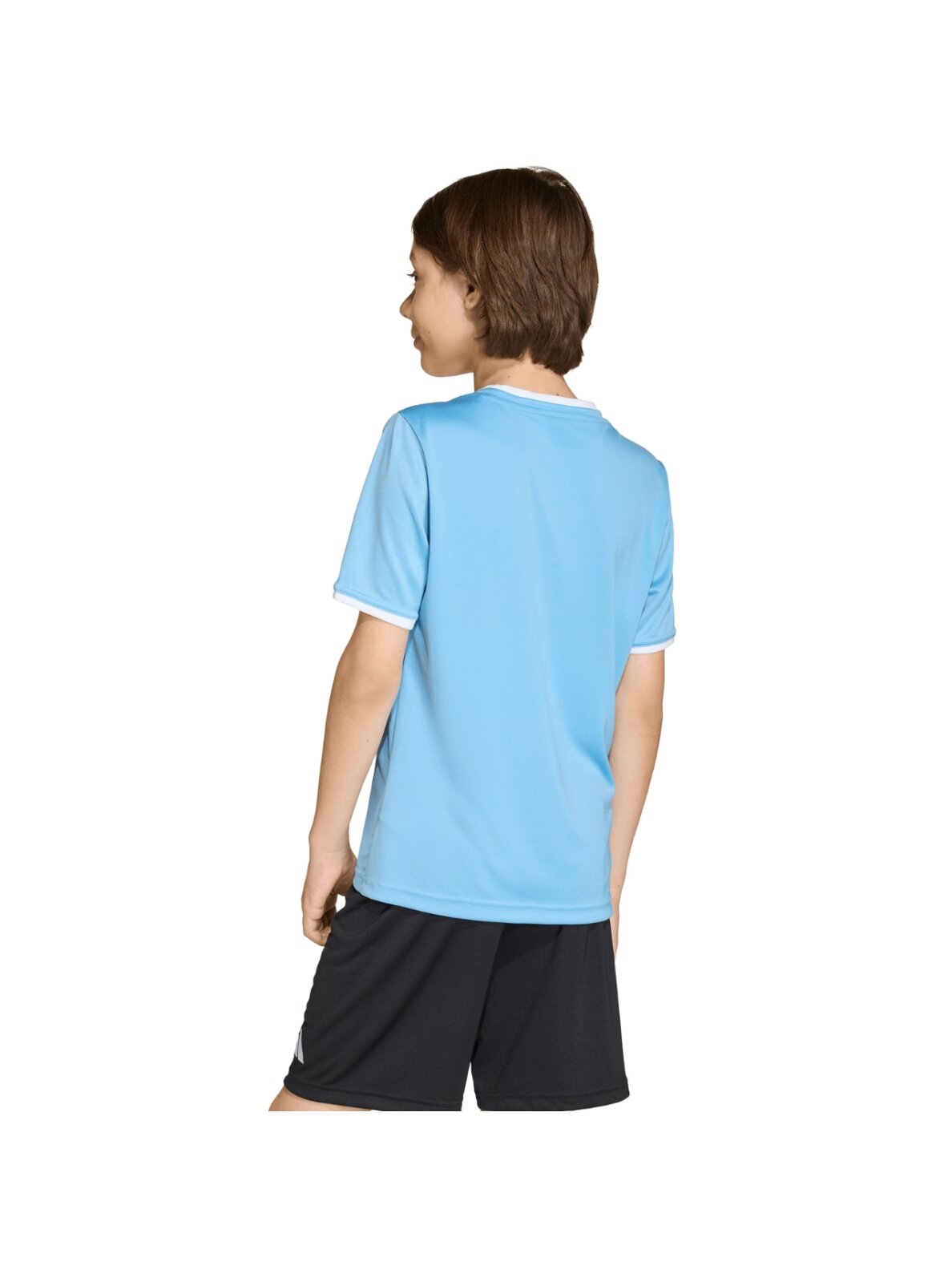 Adidas Entrada 26 Jersey vaikiški marškinėliai, mėlyni JZ2527 2 Adidas Entrada 26 Jersey vaikiški marškinėliai, mėlyni JZ2527 2