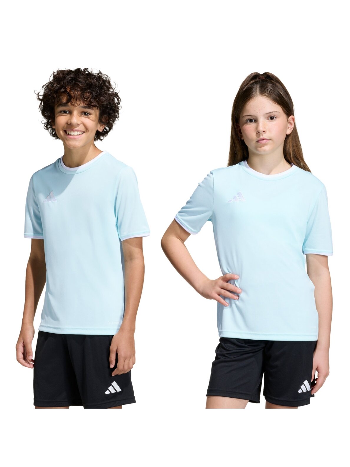 Adidas Entrada 26 Jersey marškinėliai vaikams šviesiai mėlyni KE9844