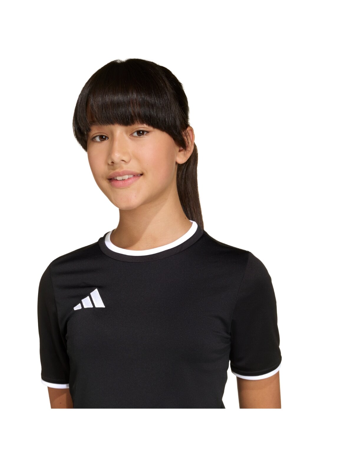 Adidas Entrada 26 Jersey marškinėliai vaikams juodi JZ2524 3 Adidas Entrada 26 Jersey marškinėliai vaikams juodi JZ2524 3