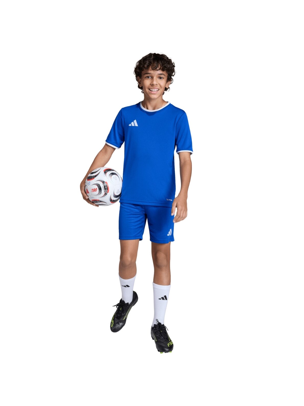 Adidas Entrada 26 Jersey marškinėliai vaikams mėlyni JZ2531 7