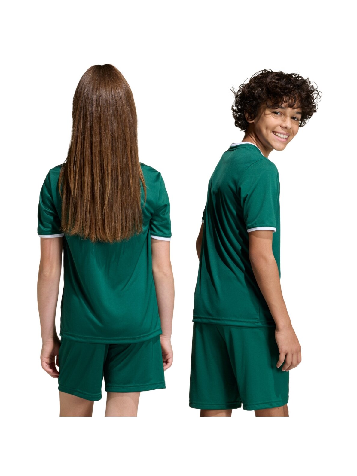 Adidas Entrada 26 Jersey marškinėliai vaikams žali KE9834 2 Adidas Entrada 26 Jersey marškinėliai vaikams žali KE9834 2