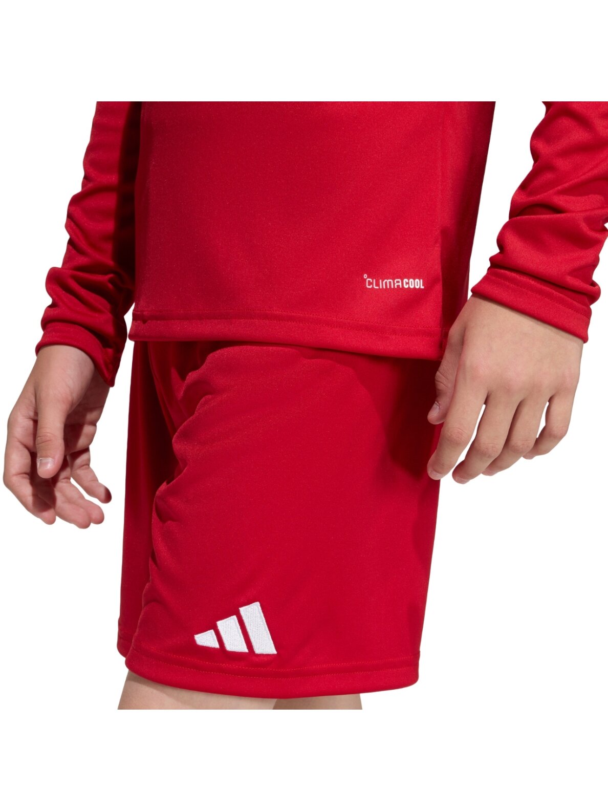 Adidas Entrada 26 Long Sleeve Jersey marškinėliai vaikams raudoni KF5878 5 Adidas Entrada 26 Long Sleeve Jersey marškinėliai vaikams raudoni KF5878 5