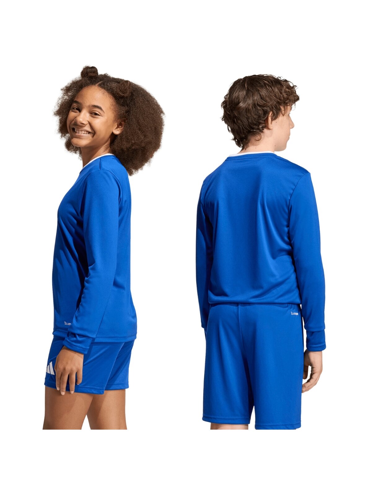Adidas Entrada 26 Long Sleeve Jersey marškinėliai vaikams mėlyni KF5886 3