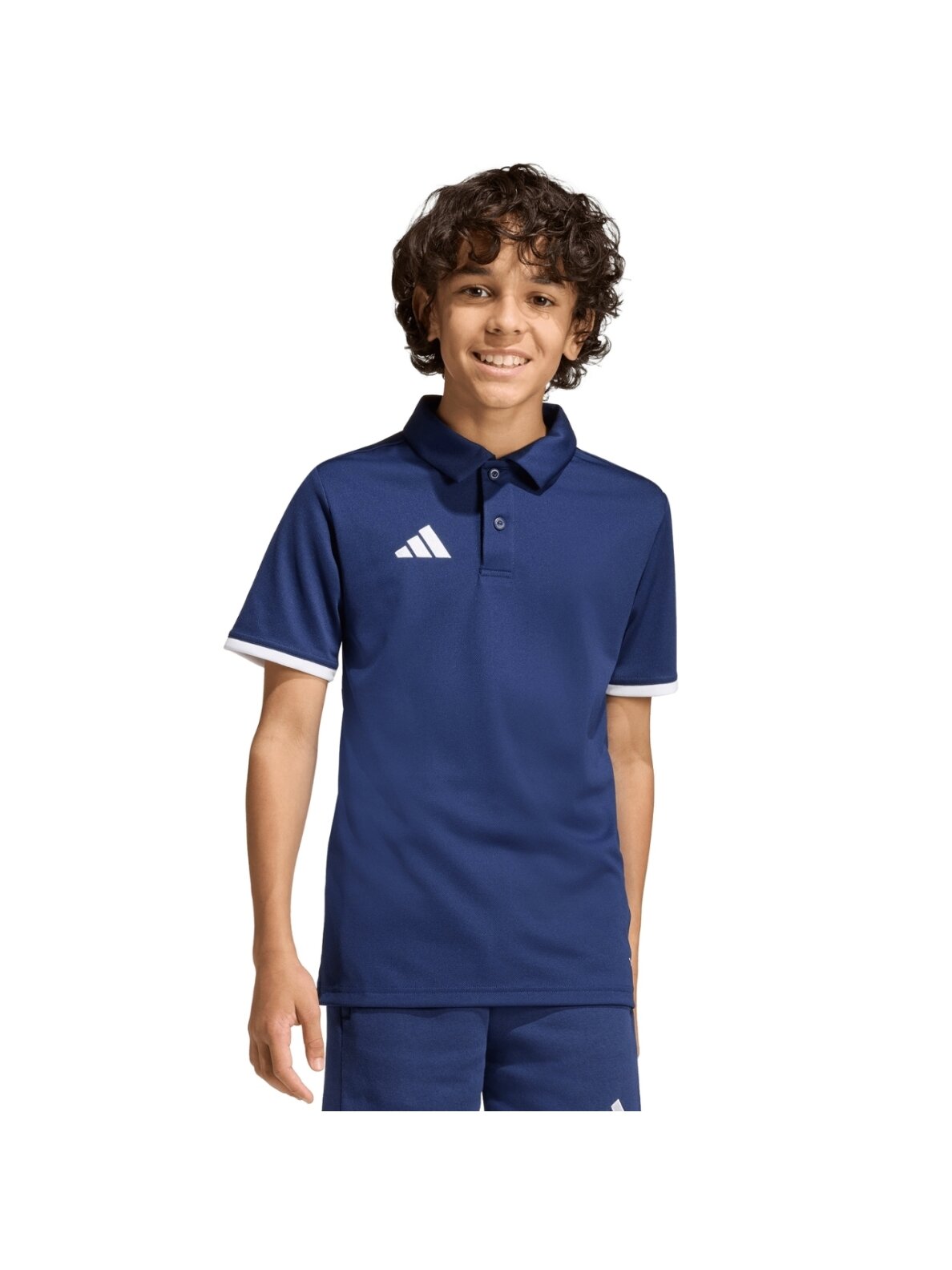 Adidas Entrada 26 Polo marškinėliai vaikams tamsiai mėlyni JZ6627 3 Adidas Entrada 26 Polo marškinėliai vaikams tamsiai mėlyni JZ6627 3