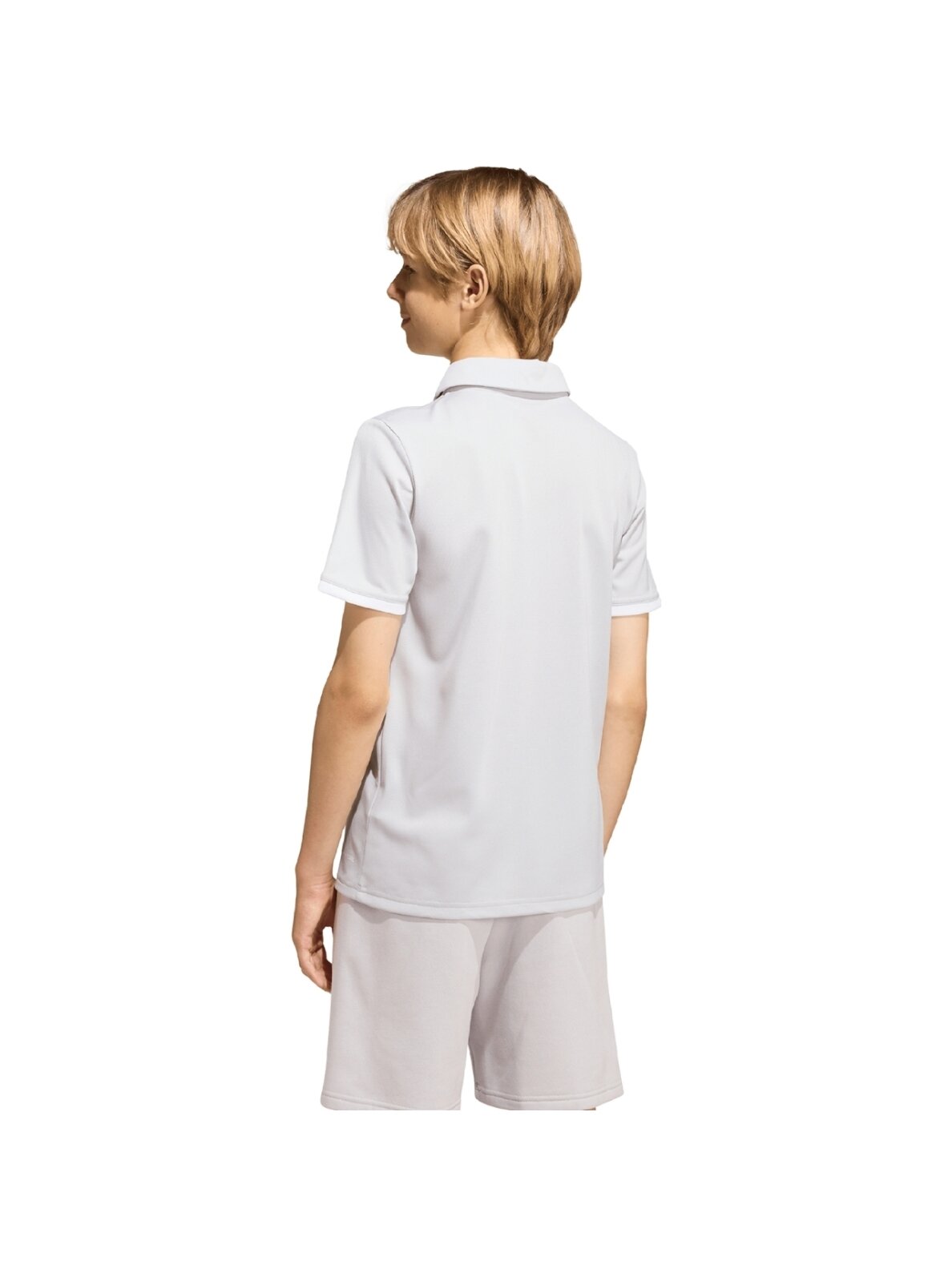 Adidas Entrada 26 Polo marškinėliai vaikams šviesiai pilka JZ6628 4