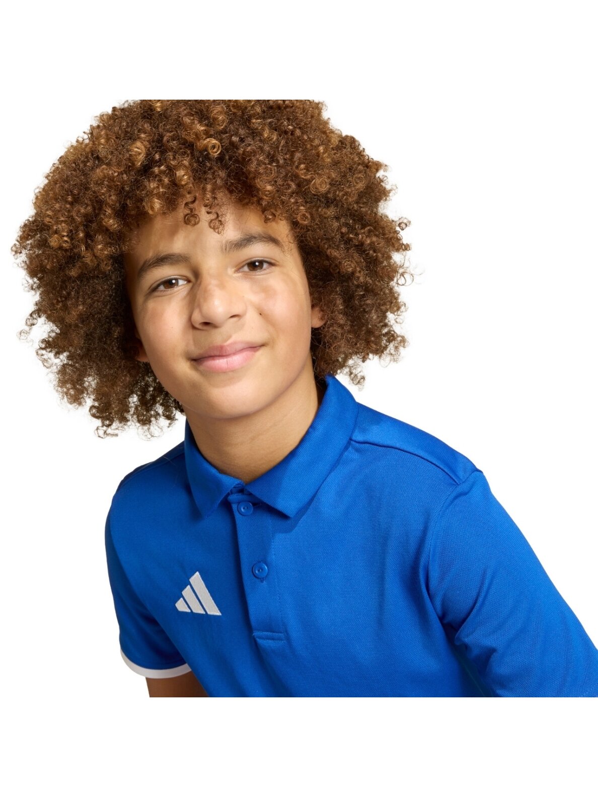 Adidas Entrada 26 Polo marškinėliai vaikams mėlyni JZ6625 5