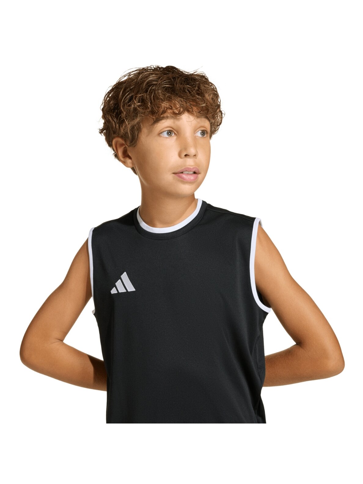 Adidas Entrada 26 Sleeveless Jersey marškinėliai vaikams juodi KB3933 6 Adidas Entrada 26 Sleeveless Jersey marškinėliai vaikams juodi KB3933 6