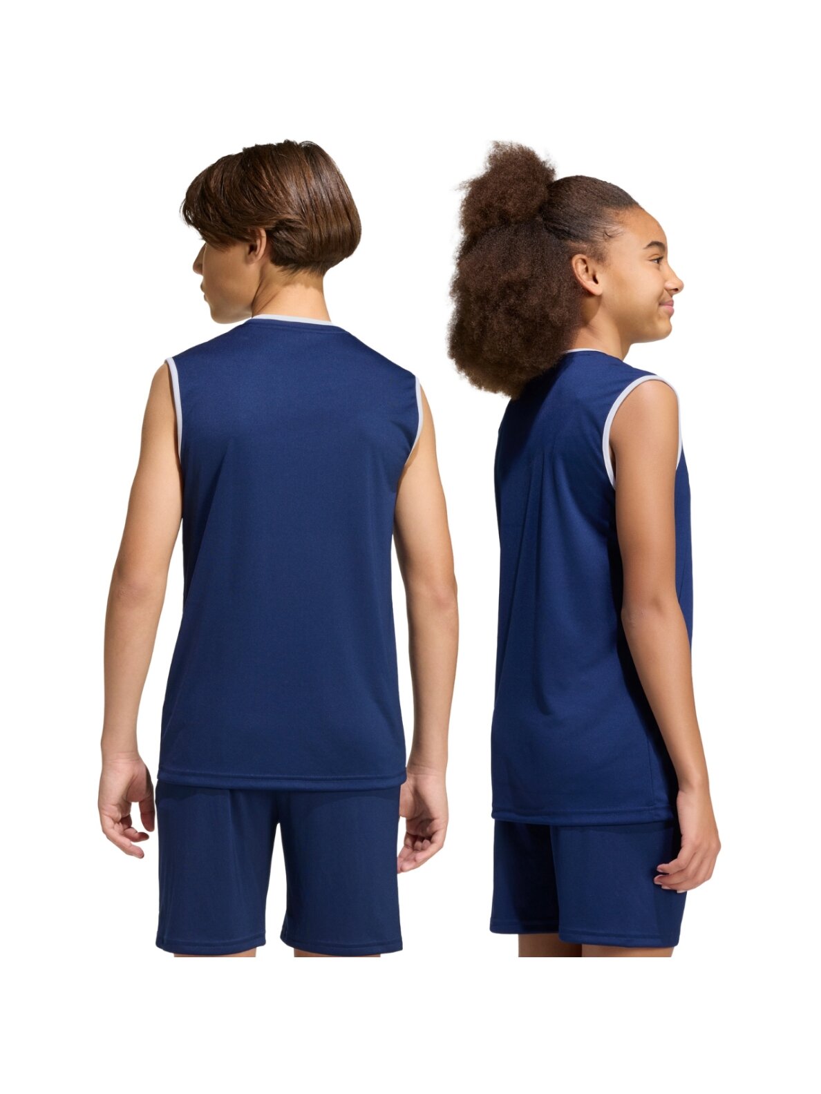 Adidas Entrada 26 Sleeveless Jersey marškinėliai vaikams tamsiai mėlyni KB3936 3 Adidas Entrada 26 Sleeveless Jersey marškinėliai vaikams tamsiai mėlyni KB3936 3