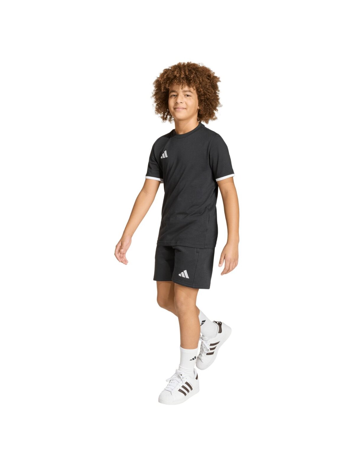 Adidas Entrada 26 Tee marškinėliai vaikams juodi JZ6671 7