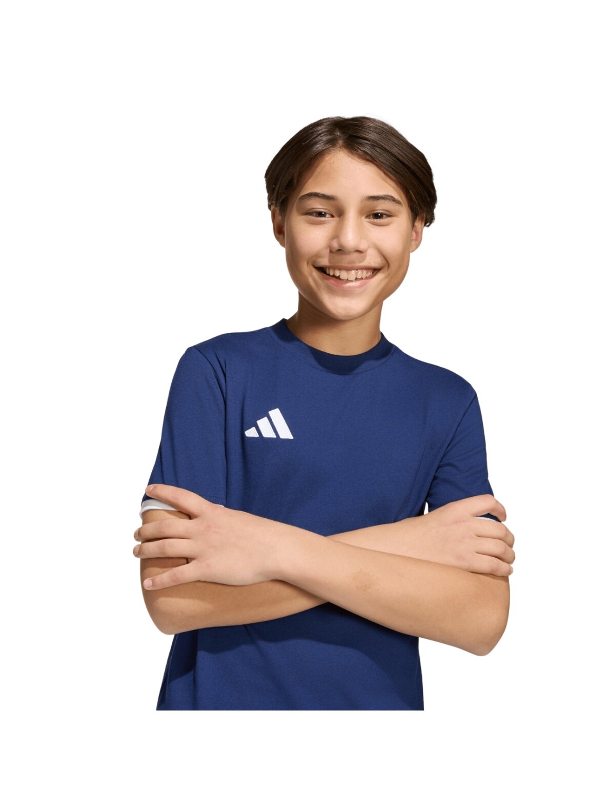 Adidas Entrada 26 Tee marškinėliai vaikams tamsiai mėlyni JZ6673 5