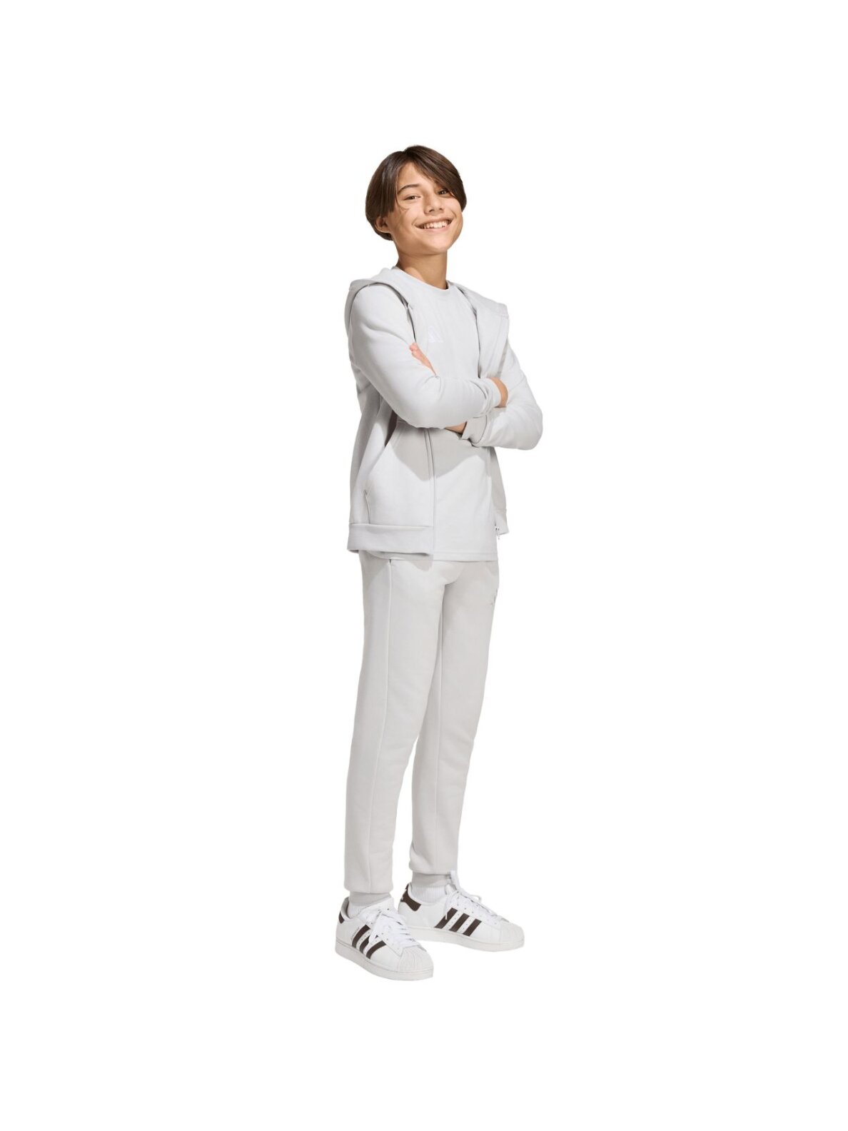 Adidas Entrada 26 Tee marškinėliai vaikams pilki JZ6672 6