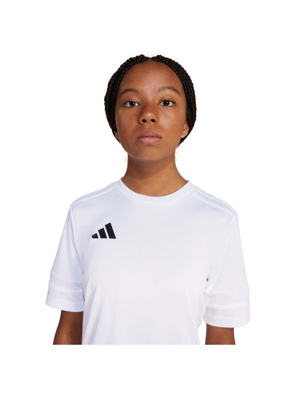 Adidas Squadra 25 vaikiška marškinėliai balta JJ0058 6 Adidas Squadra 25 vaikiška marškinėliai balta JJ0058 6