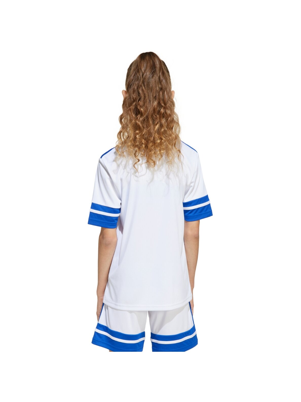 Adidas Squadra 25 marškinėliai vaikams balti-mėlyni JJ0060 3 Adidas Squadra 25 marškinėliai vaikams balti-mėlyni JJ0060 3