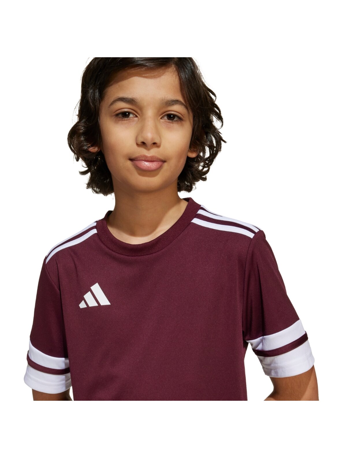 Adidas Squadra 25 vaikiška marškiniai bordo spalvos JC8667 6 Adidas Squadra 25 vaikiška marškiniai bordo spalvos JC8667 6