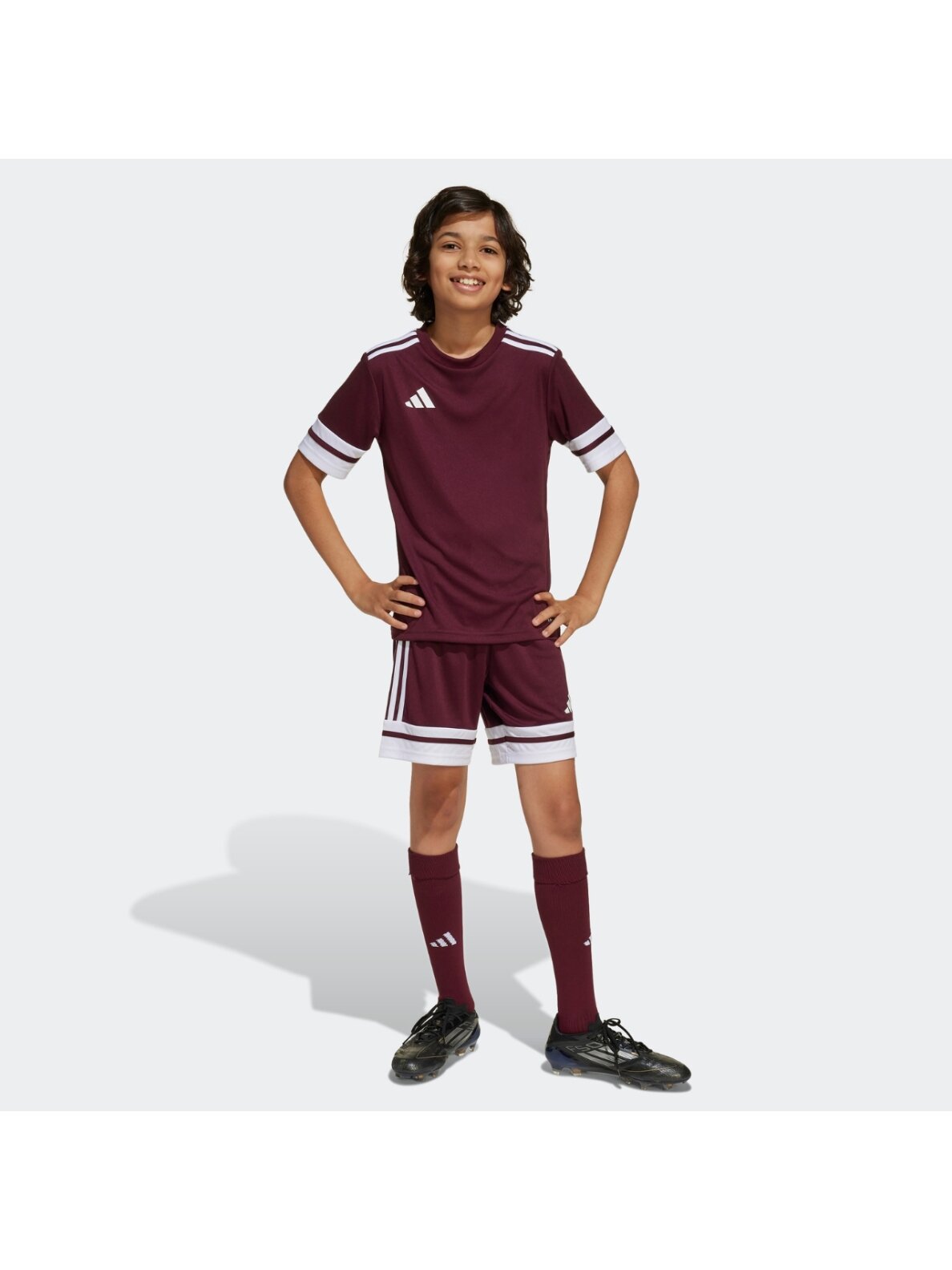 Adidas Squadra 25 vaikiška marškiniai bordo spalvos JC8667 8 Adidas Squadra 25 vaikiška marškiniai bordo spalvos JC8667 8