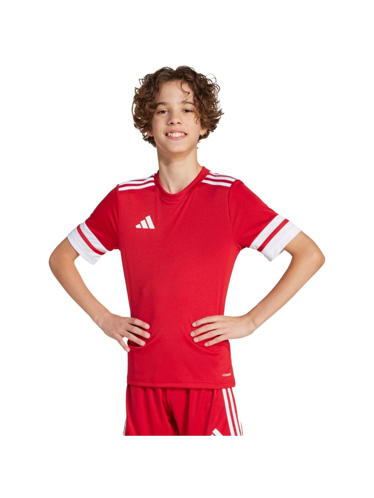 adidas Squadra 25 marškinėliai vaikams raudoni JJ0051 4