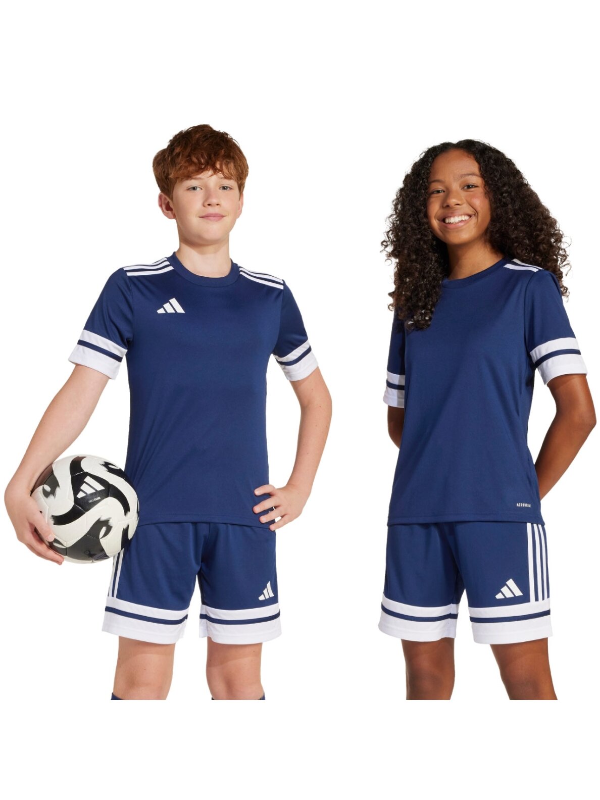 Adidas Squadra 25 marškiniai vaikams tamsiai mėlyni JJ0053 Adidas Squadra 25 marškiniai vaikams tamsiai mėlyni JJ0053