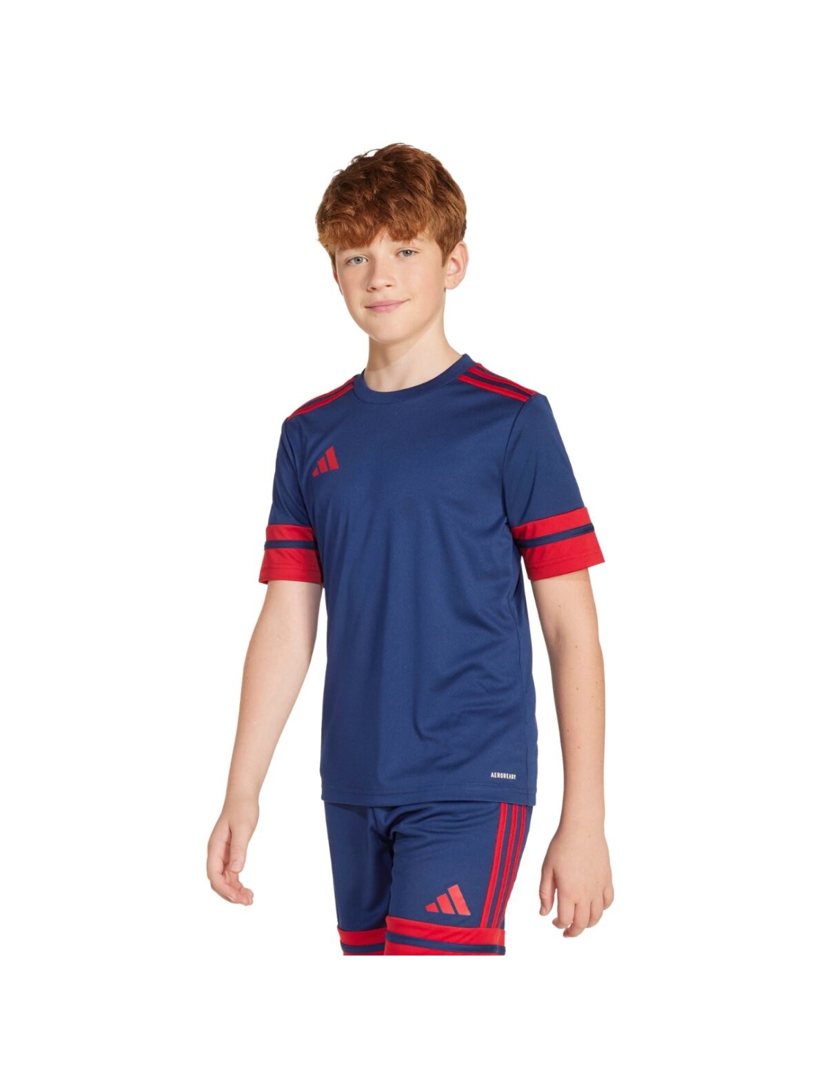 Adidas Squadra 25 vaikiška marškiniai tamsiai mėlyni JJ2415 4