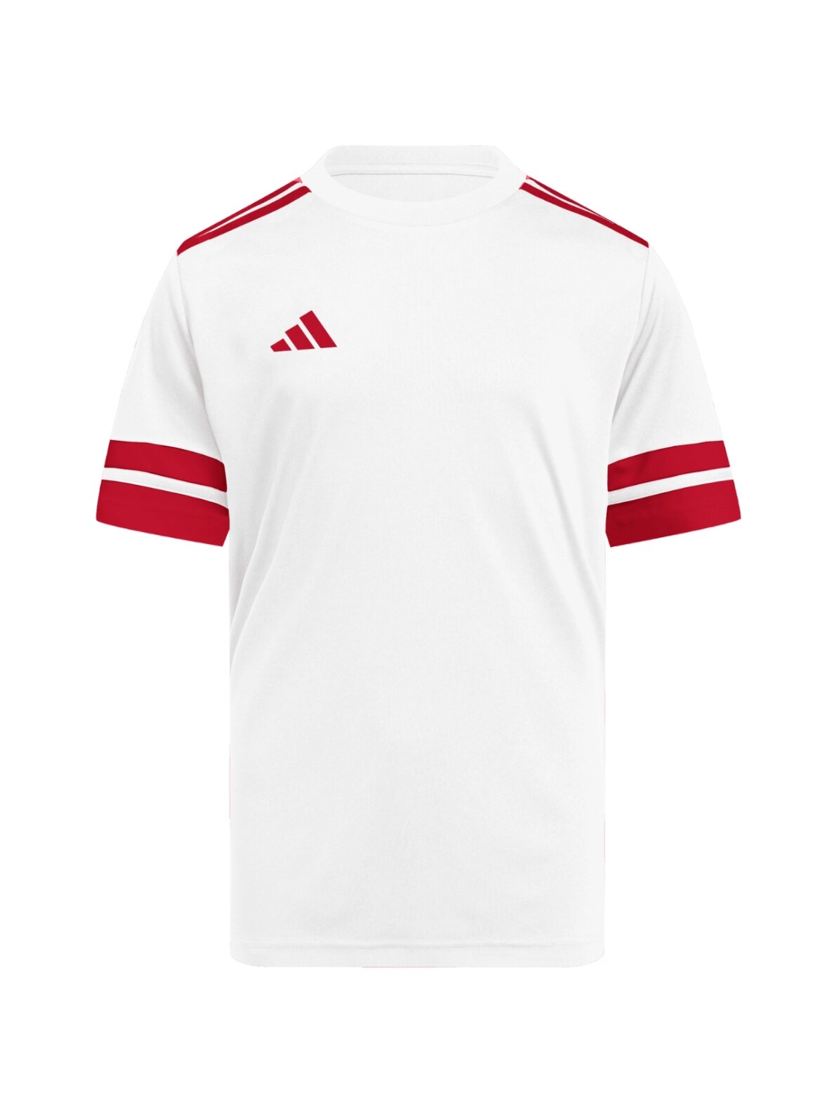 Adidas Squadra 25 Jersey vaikiški marškinėliai, balti JJ0059 1 Adidas Squadra 25 Jersey vaikiški marškinėliai, balti JJ0059 1