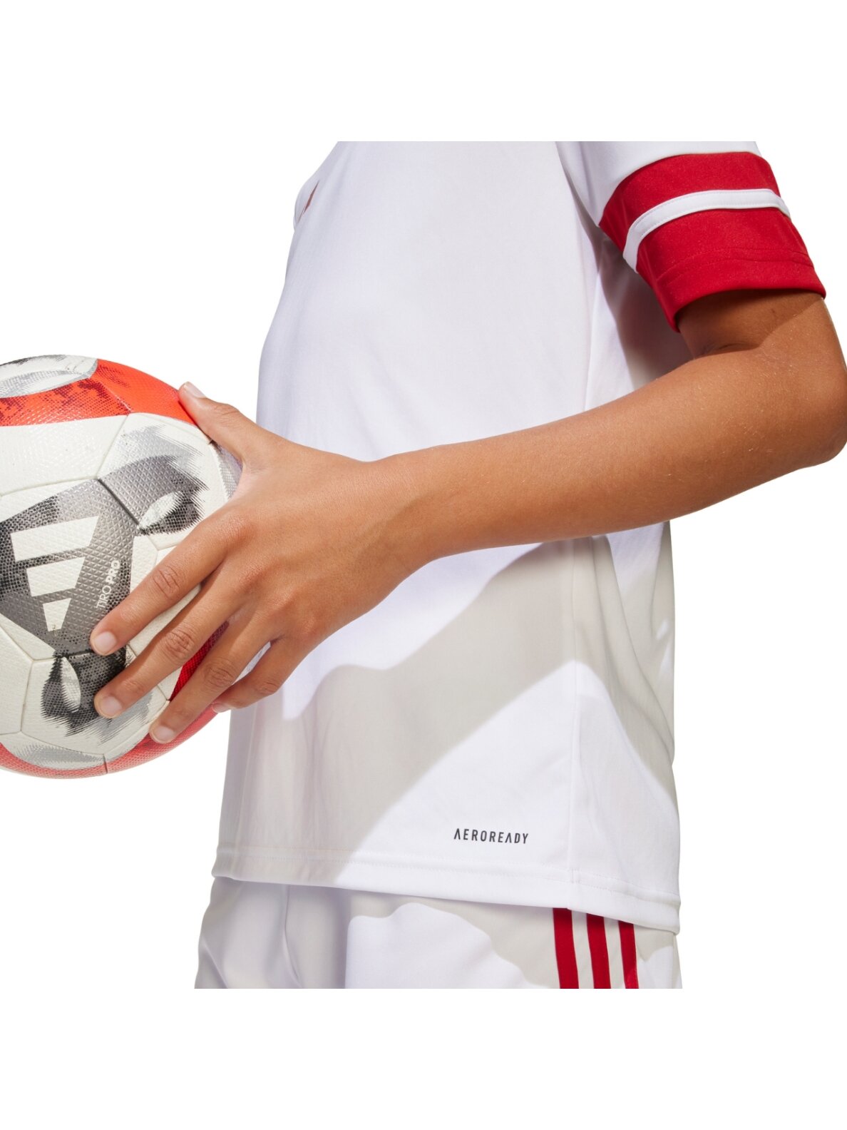 Adidas Squadra 25 Jersey vaikiški marškinėliai, balti JJ0059 7 Adidas Squadra 25 Jersey vaikiški marškinėliai, balti JJ0059 7