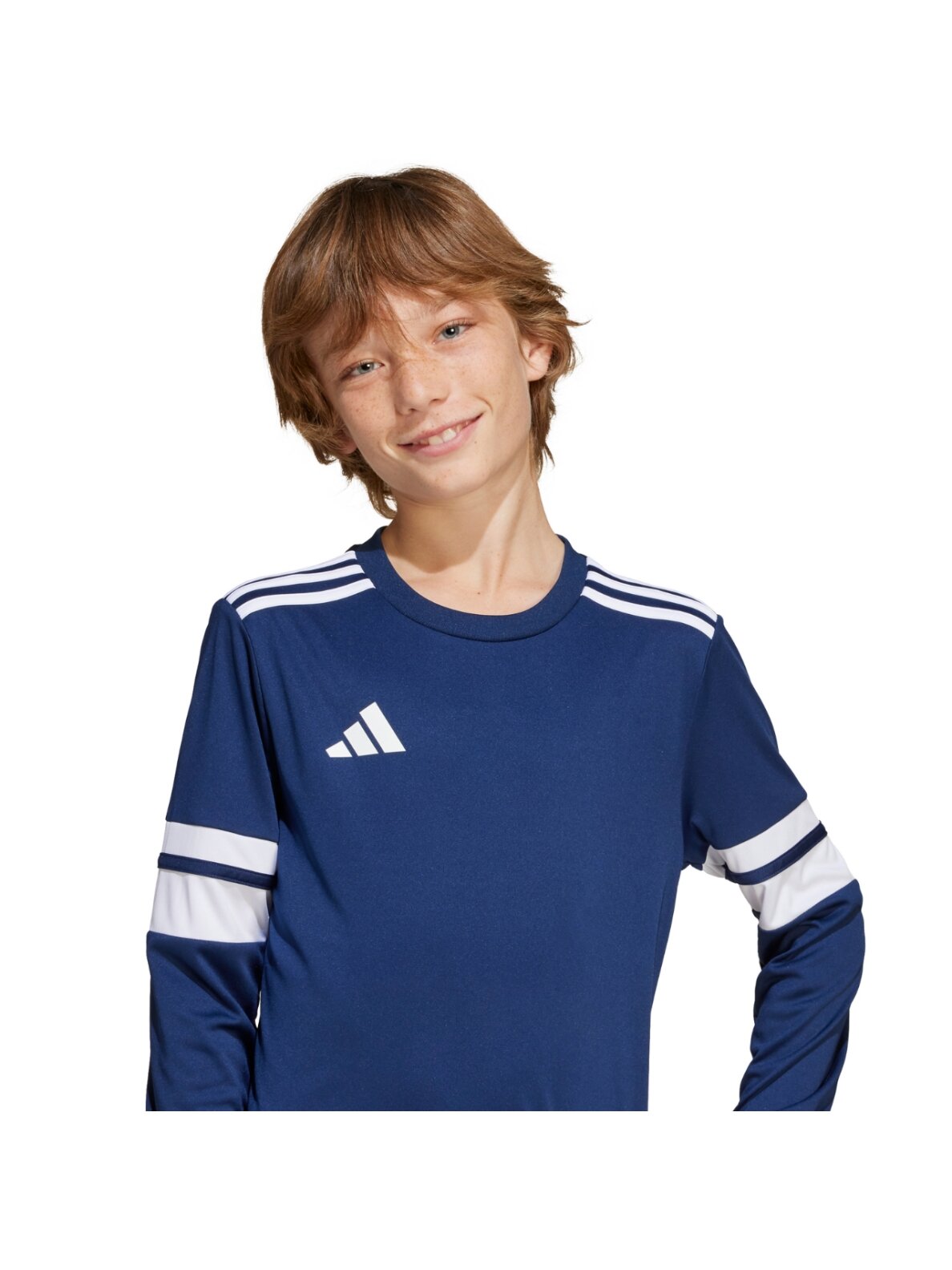 Adidas Squadra 25 vaikiški marškinėliai ilgomis rankovėmis, tamsiai mėlyni JJ0049 5
