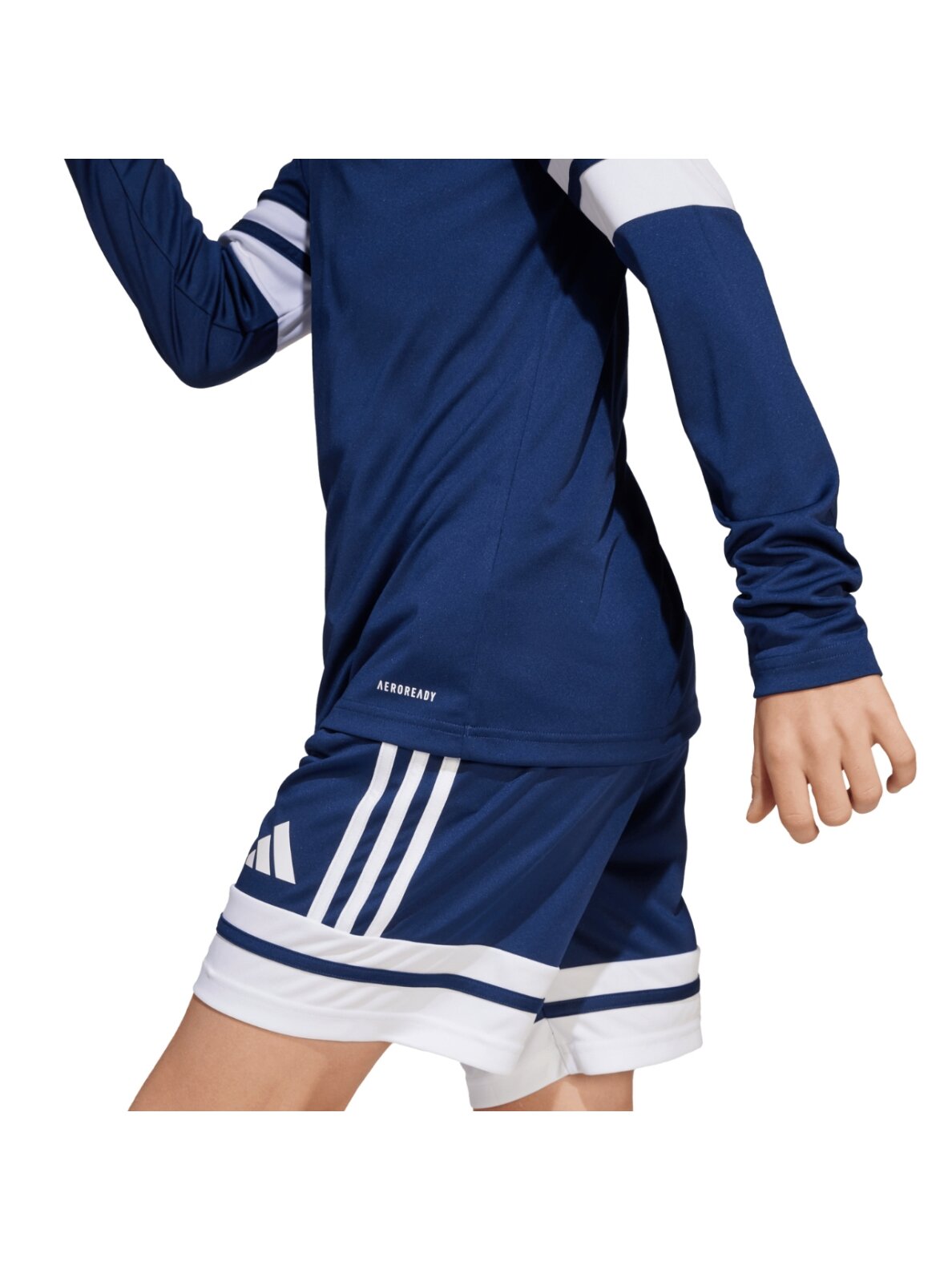 Adidas Squadra 25 vaikiški marškinėliai ilgomis rankovėmis, tamsiai mėlyni JJ0049 6