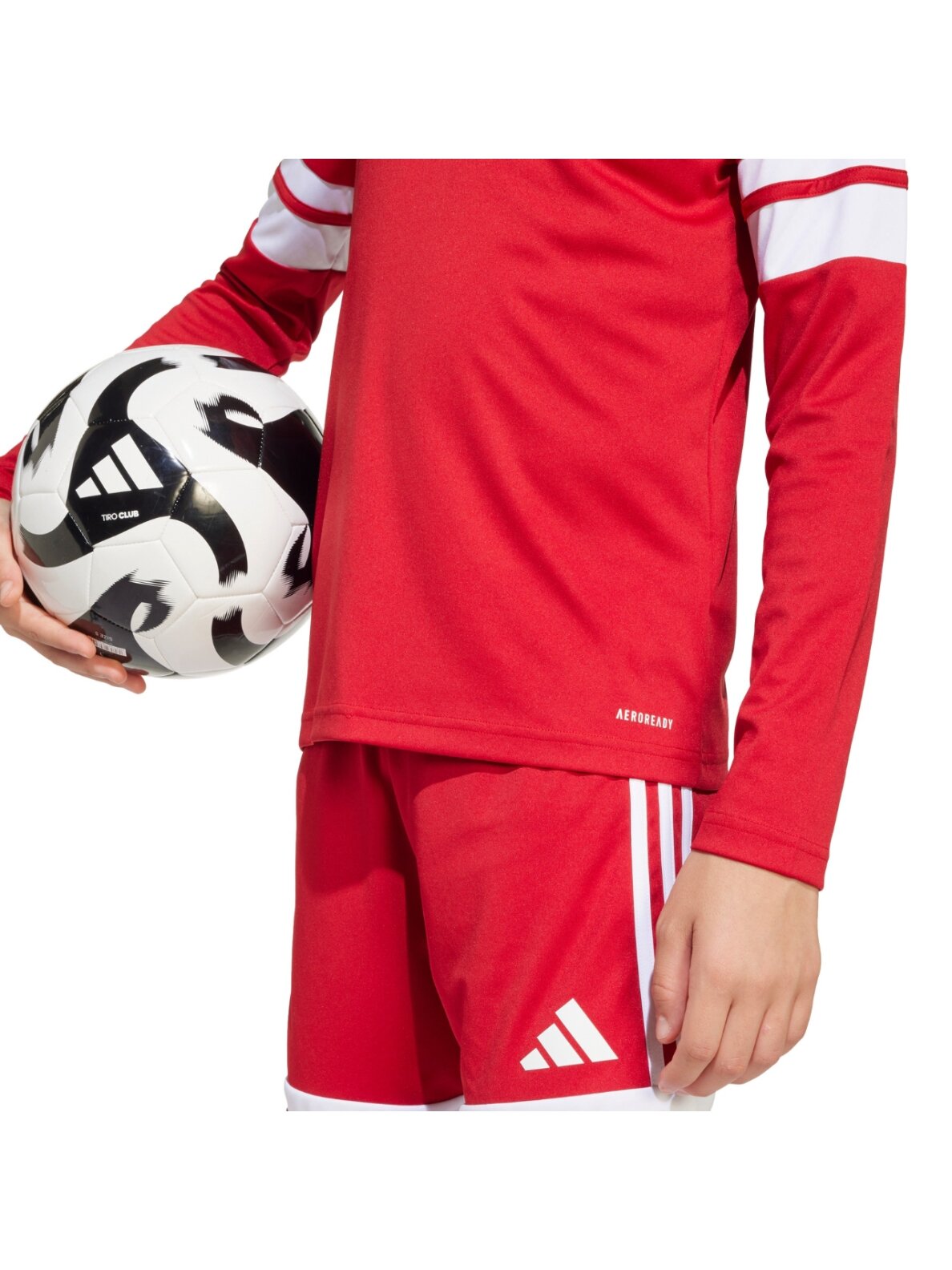 Adidas Squadra 25 Long Sleeve Jersey marškinėliai vaikams raudoni-balti JJ0041 5 Adidas Squadra 25 Long Sleeve Jersey marškinėliai vaikams raudoni-balti JJ0041 5