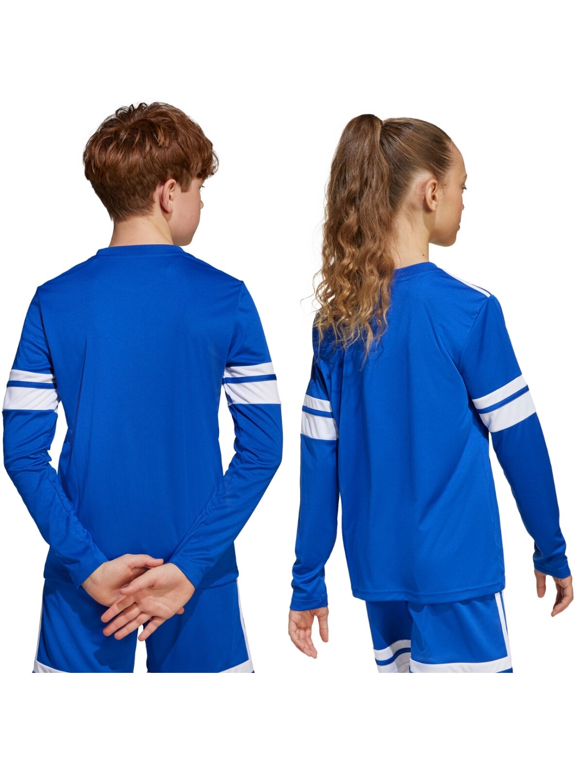 Adidas Squadra 25 vaikiški marškinėliai ilgomis rankovėmis, mėlyni JJ0046 3 Adidas Squadra 25 vaikiški marškinėliai ilgomis rankovėmis, mėlyni JJ0046 3