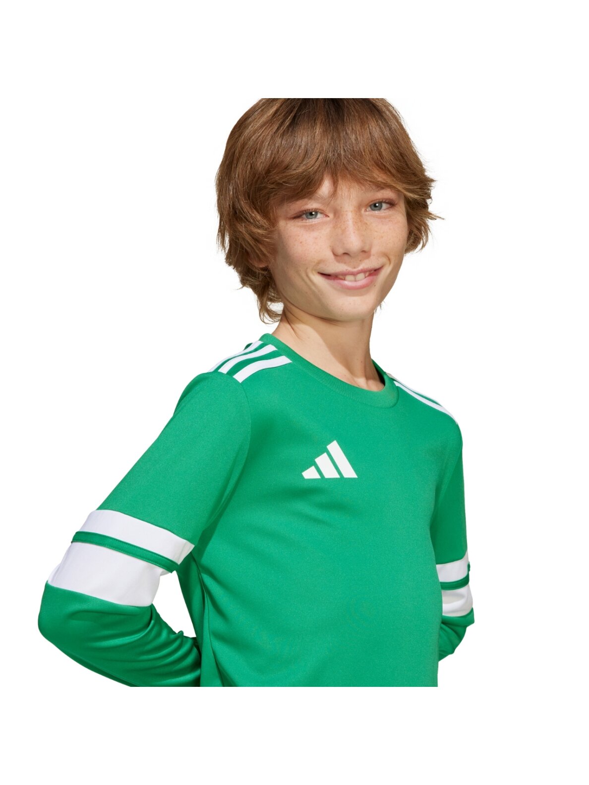 Adidas Squadra 25 Long Sleeve marškinėliai vaikams žali JN7491 6