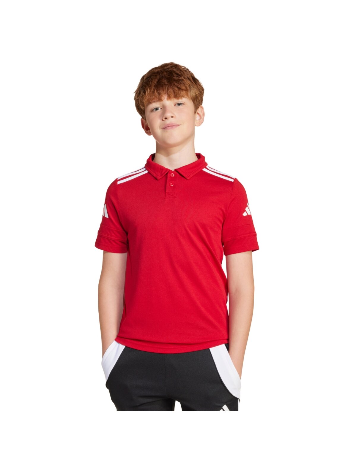 Adidas Squadra 25 Polo marškinėliai vaikams raudoni JY3411 3 Adidas Squadra 25 Polo marškinėliai vaikams raudoni JY3411 3