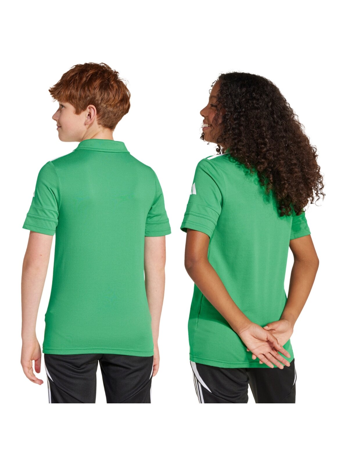 Adidas Squadra 25 Polo marškiniai vaikams žali JY3410 2 Adidas Squadra 25 Polo marškiniai vaikams žali JY3410 2