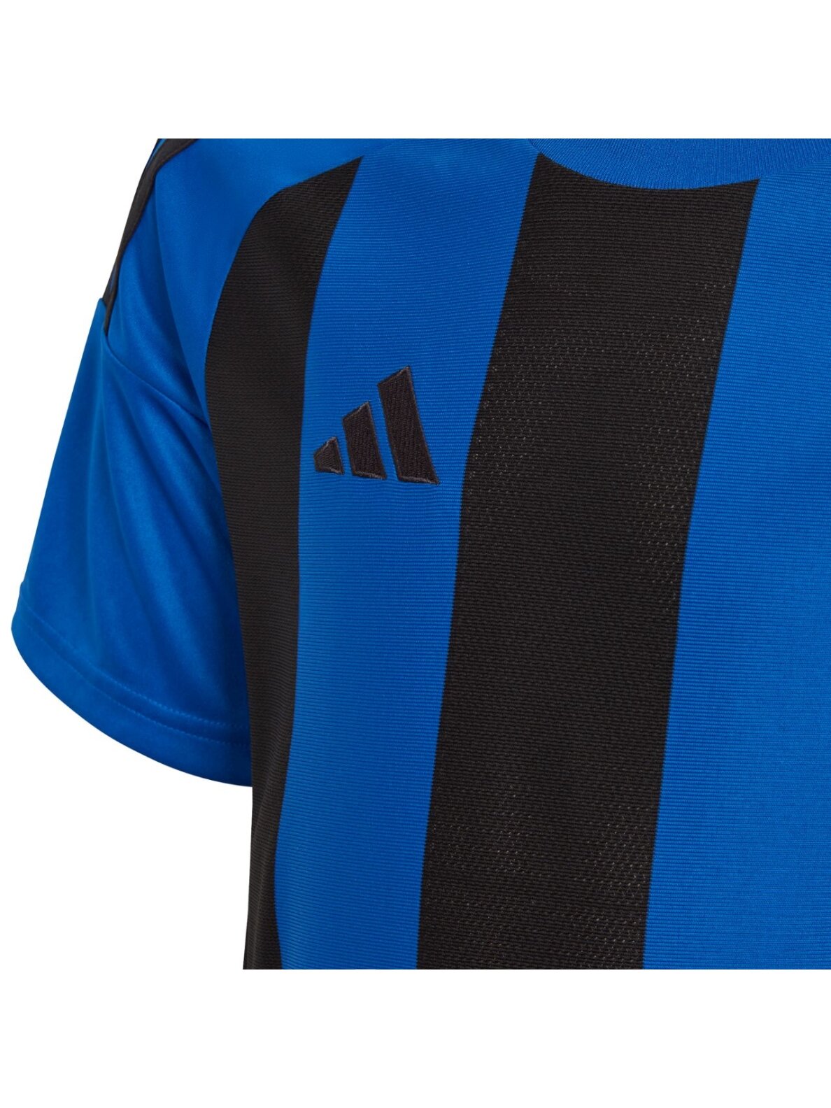 Vaikiški marškinėliai Adidas Striped 24 Jersey mėlynos ir juodos spalvos IW2136 3 Vaikiški marškinėliai Adidas Striped 24 Jersey mėlynos ir juodos spalvos IW2136 3