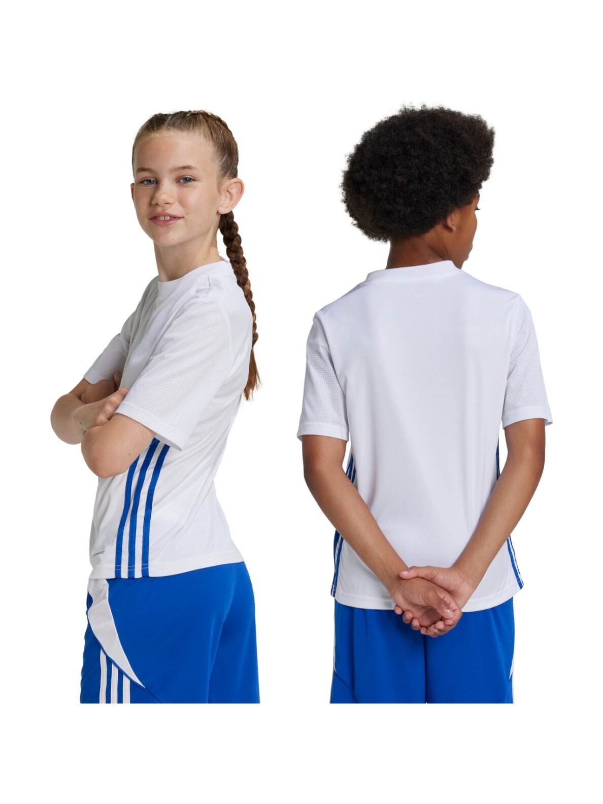 Adidas vaikiški marškinėliai Stalas 23 Džersis baltas ir mėlynas JJ1154 3 Adidas vaikiški marškinėliai Stalas 23 Džersis baltas ir mėlynas JJ1154 3