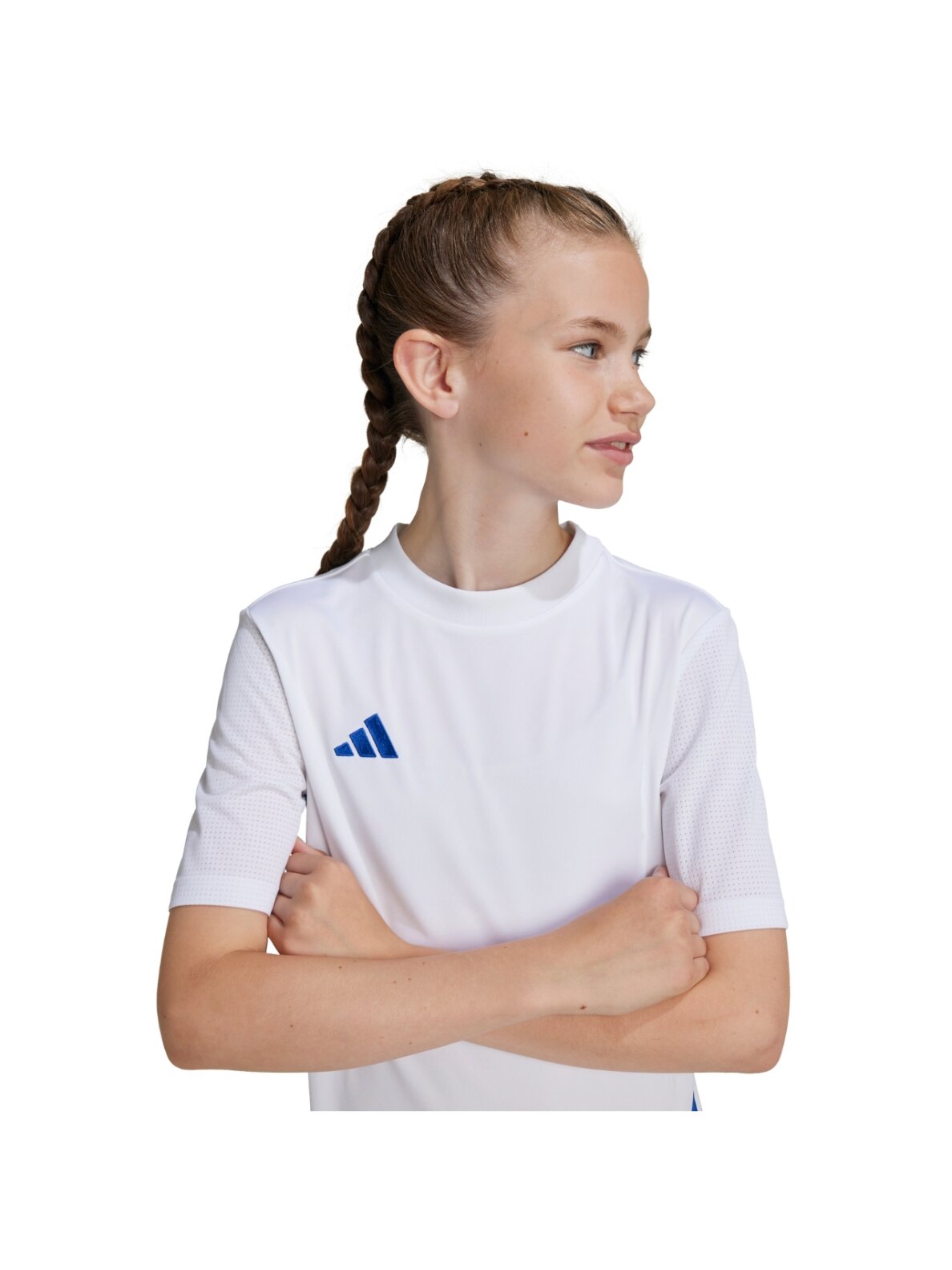 Adidas vaikiški marškinėliai Stalas 23 Džersis baltas ir mėlynas JJ1154 5 Adidas vaikiški marškinėliai Stalas 23 Džersis baltas ir mėlynas JJ1154 5