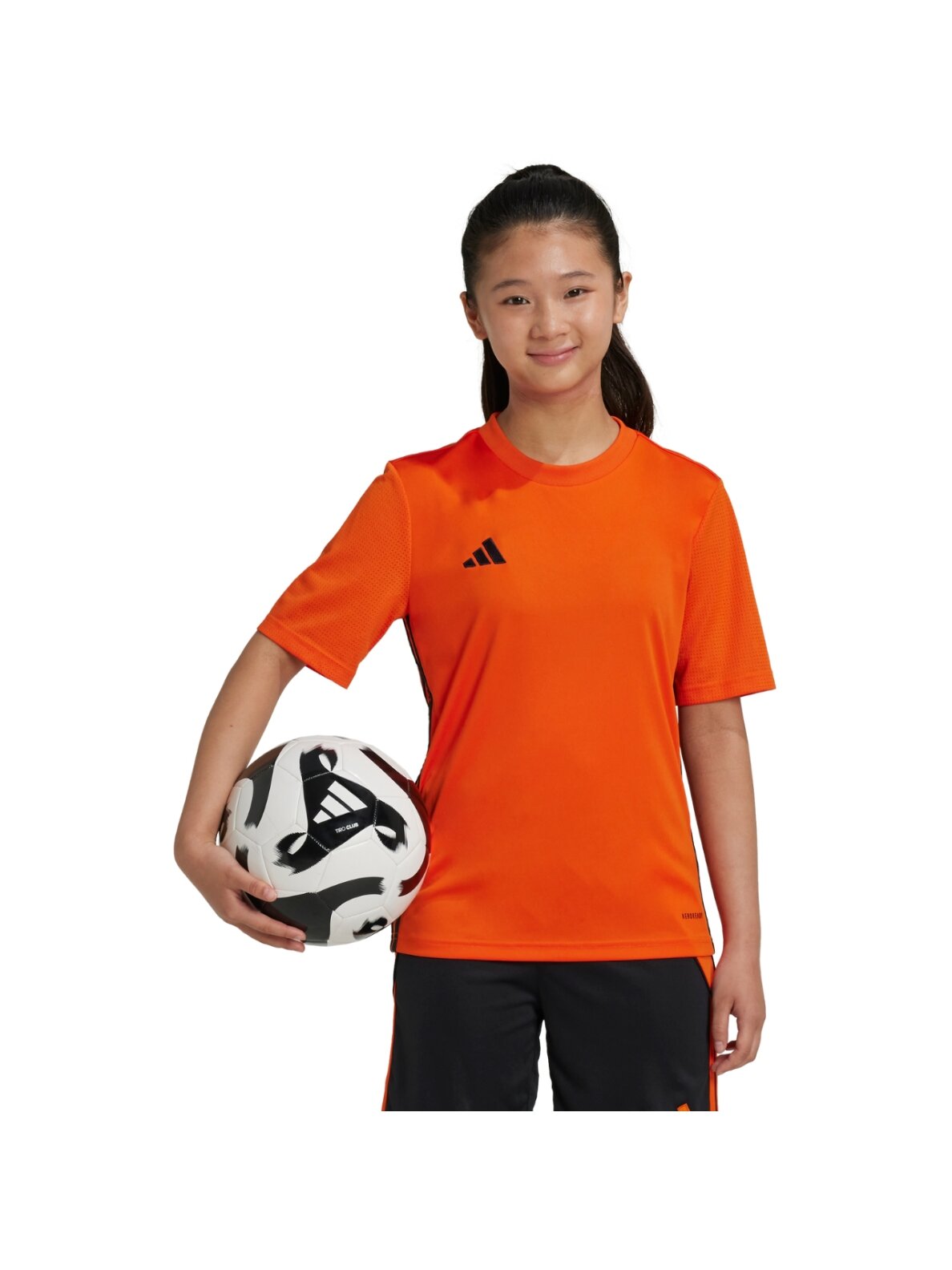 Vaikiški marškinėliai Adidas Table 23 Jersey oranžinė ir juoda JJ1157 5 Vaikiški marškinėliai Adidas Table 23 Jersey oranžinė ir juoda JJ1157 5