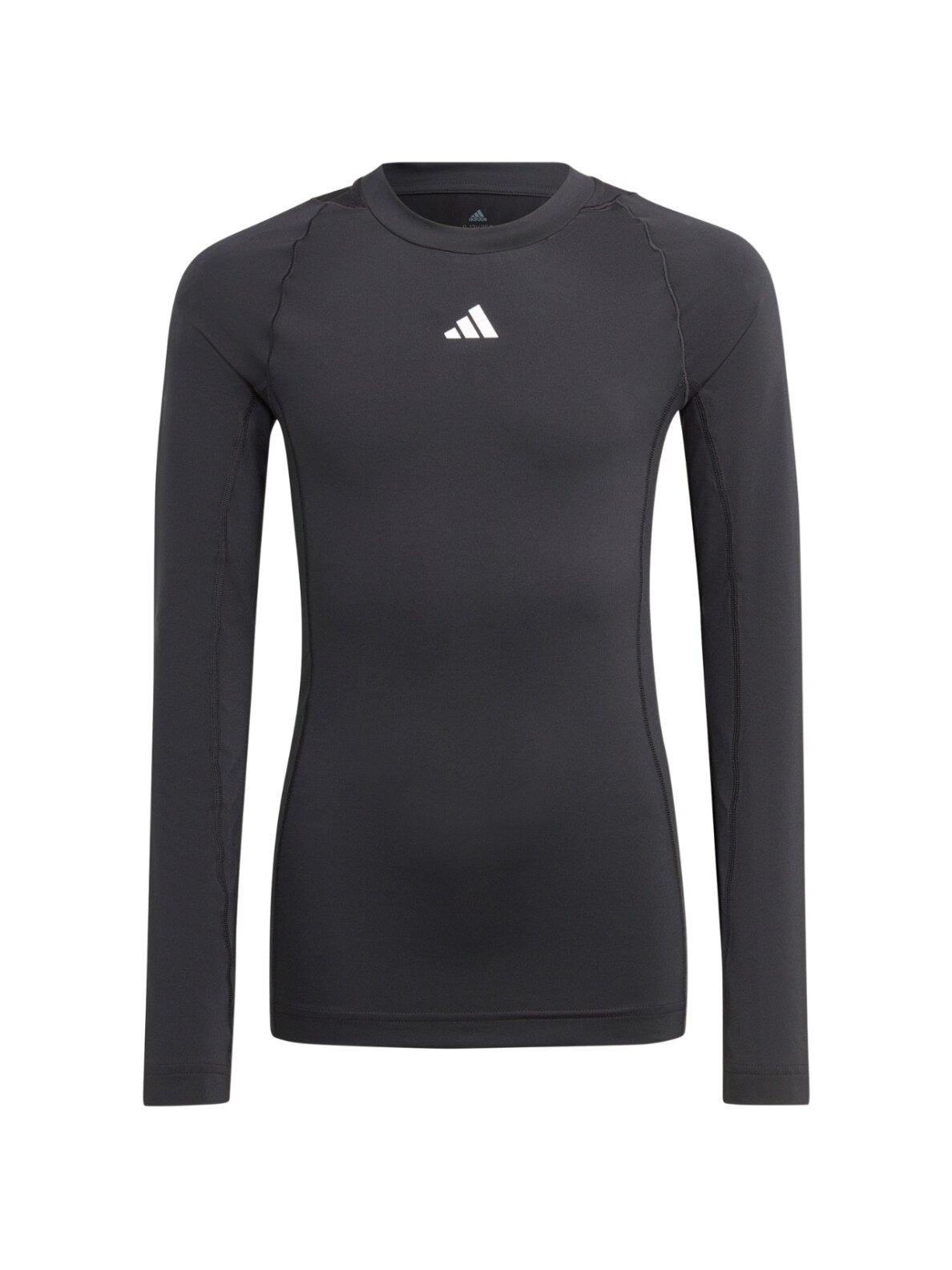 Vaikiški marškinėliai Adidas Techfit Aeroready marškinėliai ilgomis rankovėmis juodi IA2025 Vaikiški marškinėliai Adidas Techfit Aeroready marškinėliai ilgomis rankovėmis juodi IA2025