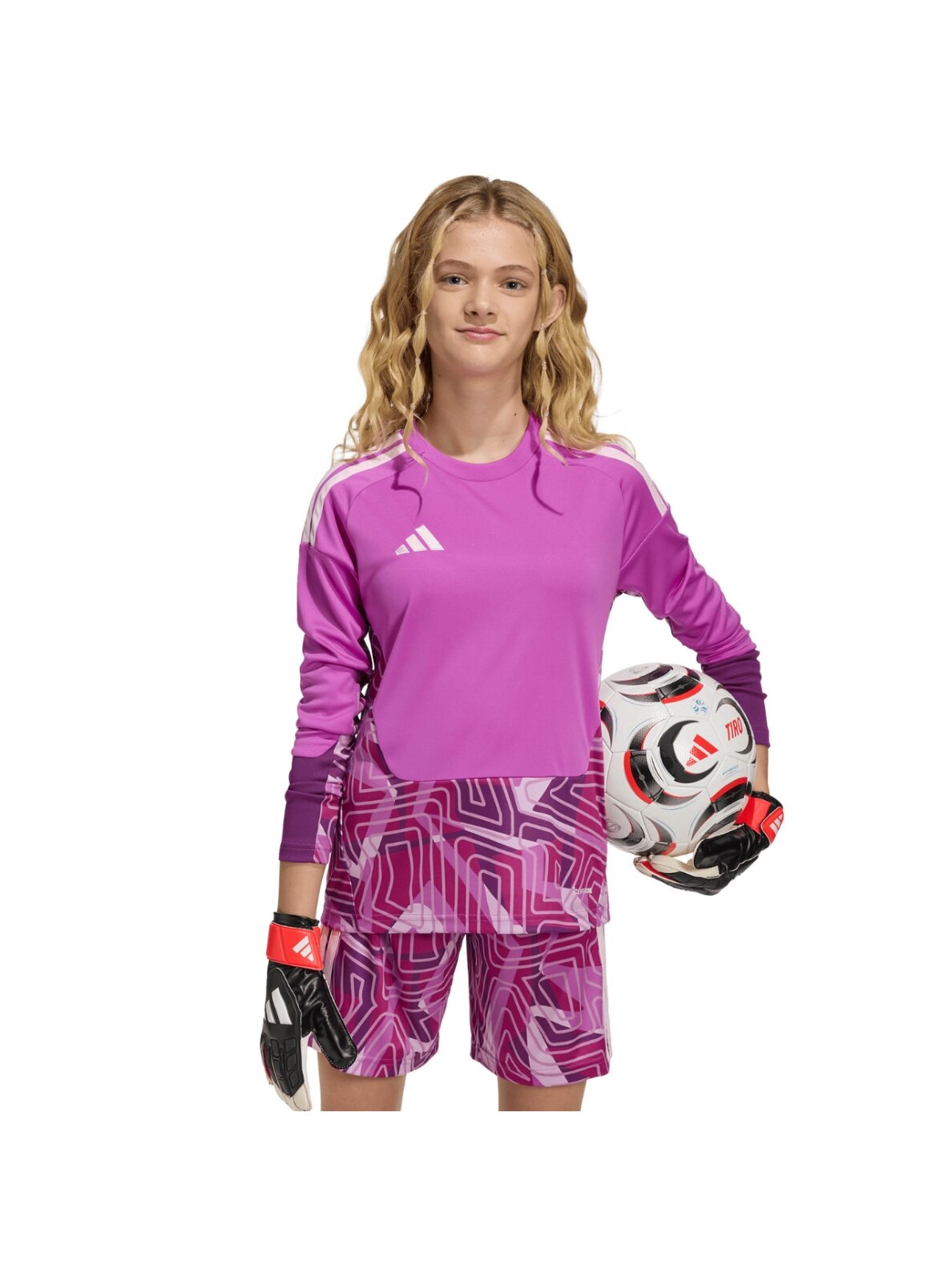 Adidas Tiro 26 Competition Goalkeeper Jersey Long Sleeve vartininko marškinėliai vaikams rožinė KB5242 4 Adidas Tiro 26 Competition Goalkeeper Jersey Long Sleeve vartininko marškinėliai vaikams rožinė KB5242 4