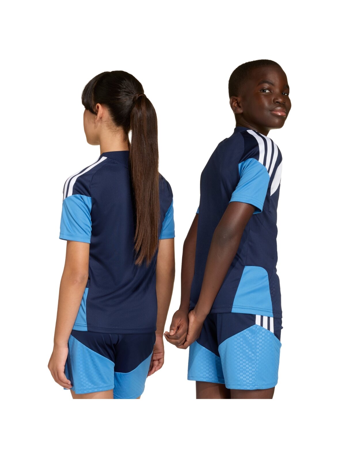 Adidas Tiro 26 Competition Training marškinėliai vaikams tamsiai mėlyni-šviesiai mėlyni JM1446 3