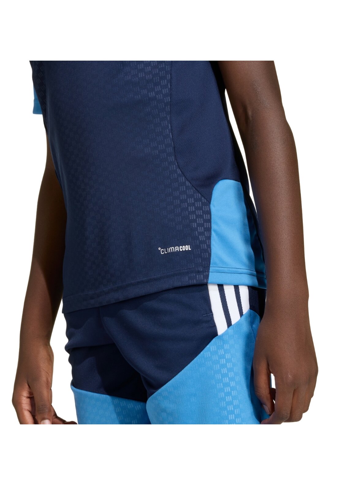 Adidas Tiro 26 Competition Training marškinėliai vaikams tamsiai mėlyni-šviesiai mėlyni JM1446 7