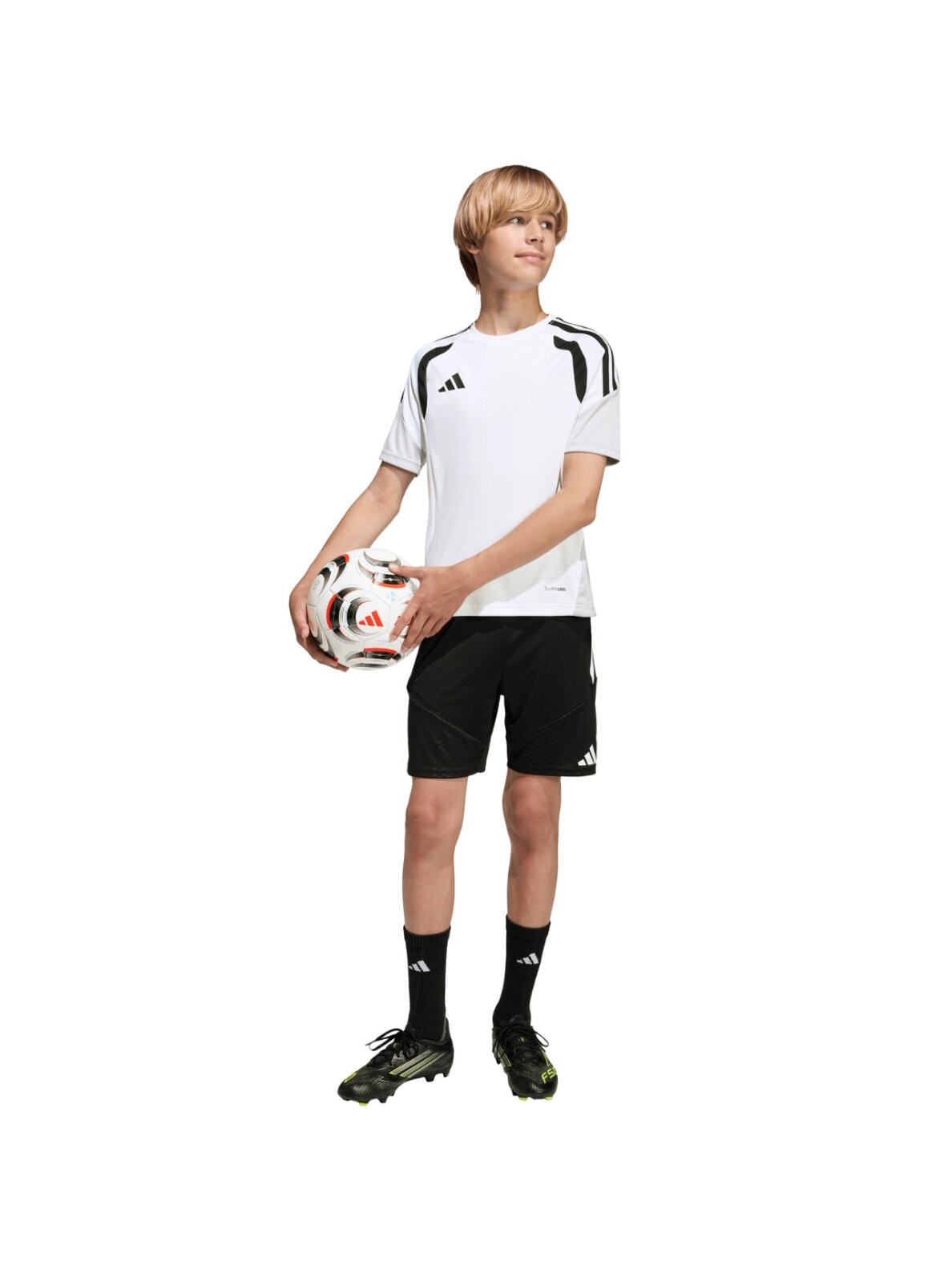 Adidas Tiro 26 Competition Training Jersey marškinėliai vaikams balti/juodi KA7603 8 Adidas Tiro 26 Competition Training Jersey marškinėliai vaikams balti/juodi KA7603 8