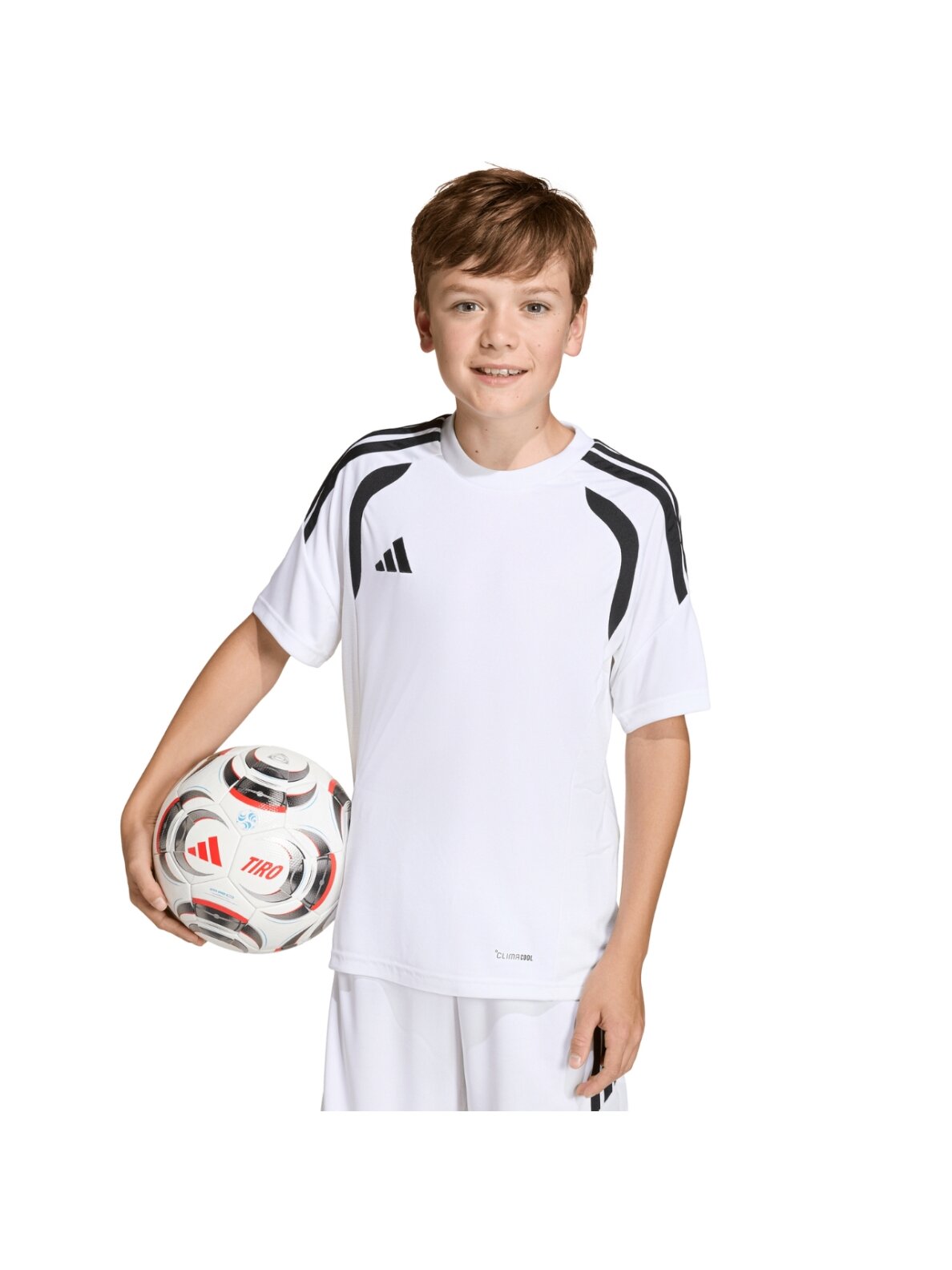 adidas Tiro 26 League Jersey marškinėliai vaikams balti KB1312 4 adidas Tiro 26 League Jersey marškinėliai vaikams balti KB1312 4