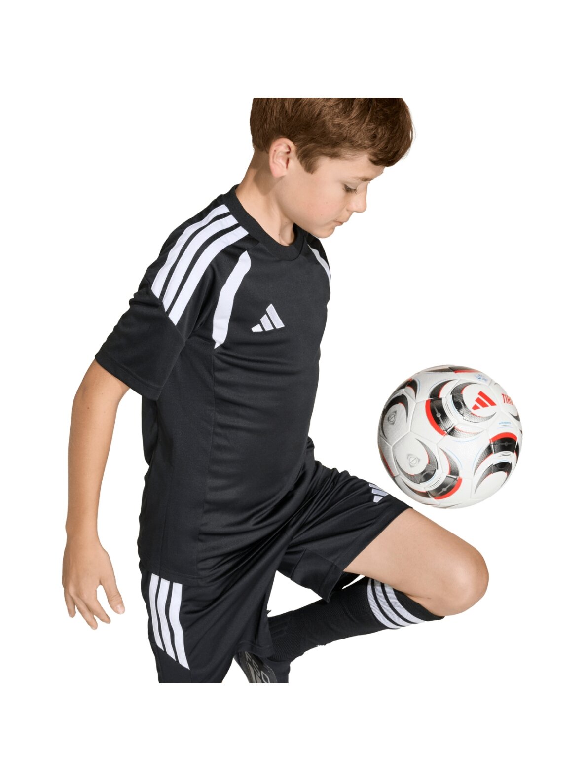 Adidas Tiro 26 League Jersey vaikiška sporto marškinėliai juoda KB1319 4 Adidas Tiro 26 League Jersey vaikiška sporto marškinėliai juoda KB1319 4