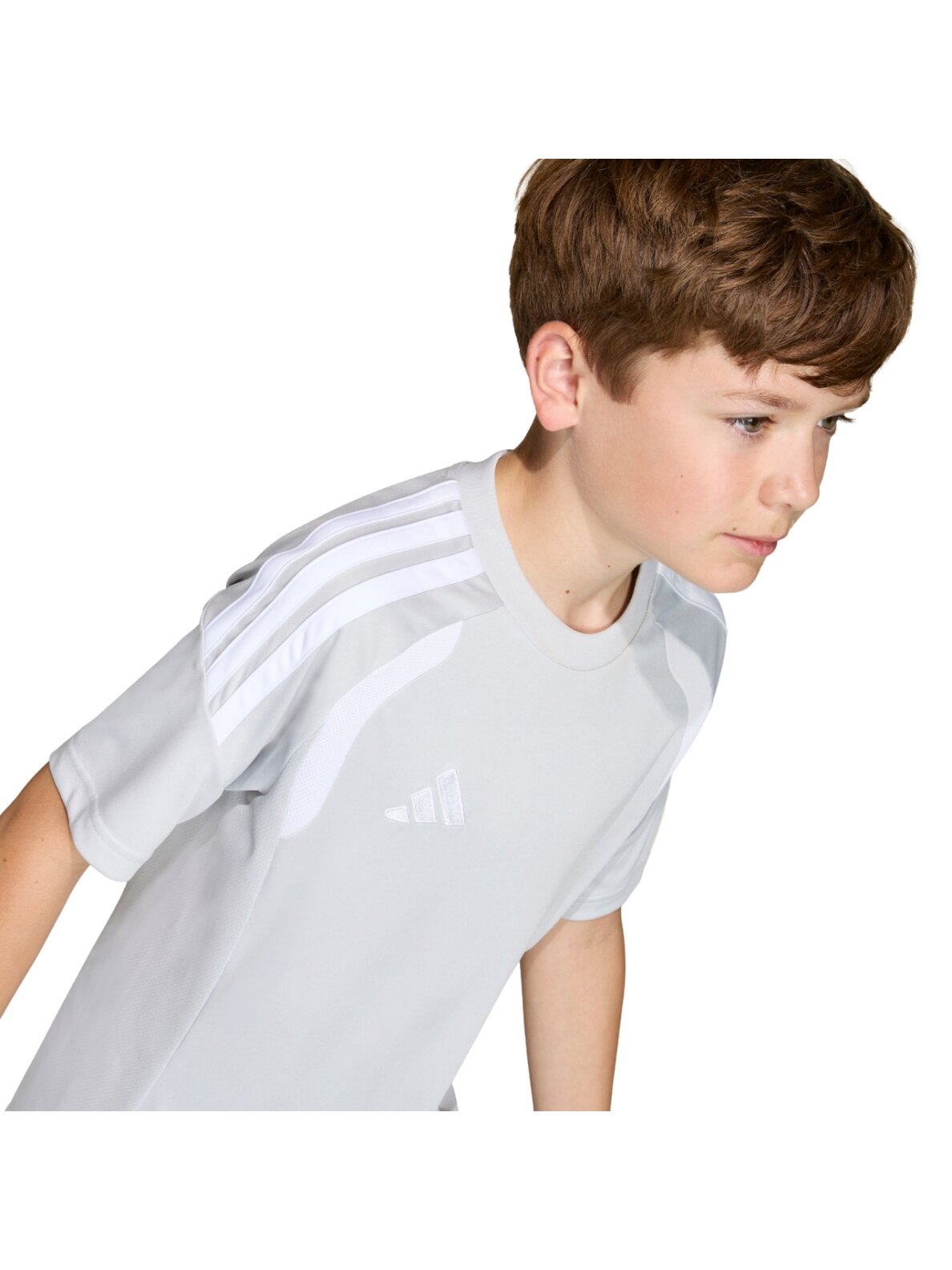 adidas Tiro 26 League Jersey vaikiška marškinėliai šviesiai pilki KB1324 5 adidas Tiro 26 League Jersey vaikiška marškinėliai šviesiai pilki KB1324 5