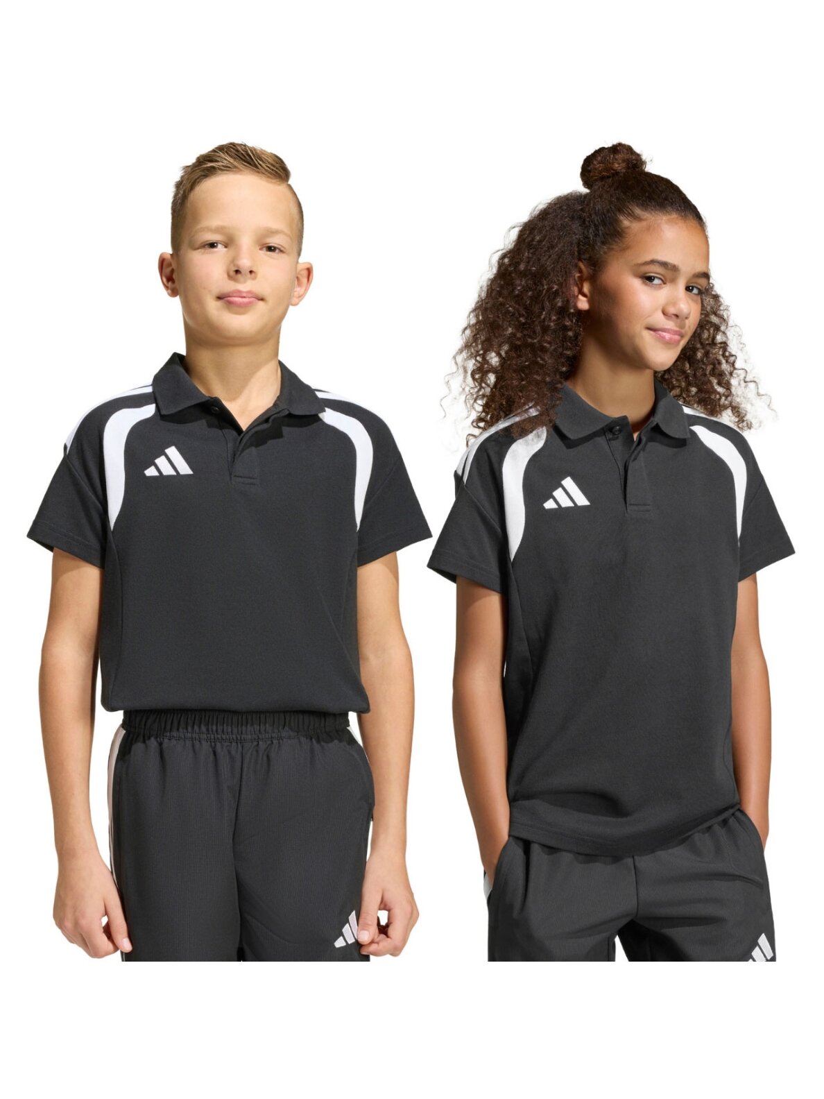 Adidas Tiro 26 League Polo marškiniai vaikams juodi KF3407