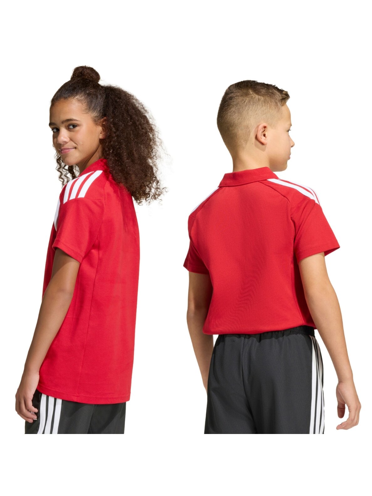 Adidas Tiro 26 League Polo marškinėliai vaikams raudoni KF3408 2 Adidas Tiro 26 League Polo marškinėliai vaikams raudoni KF3408 2