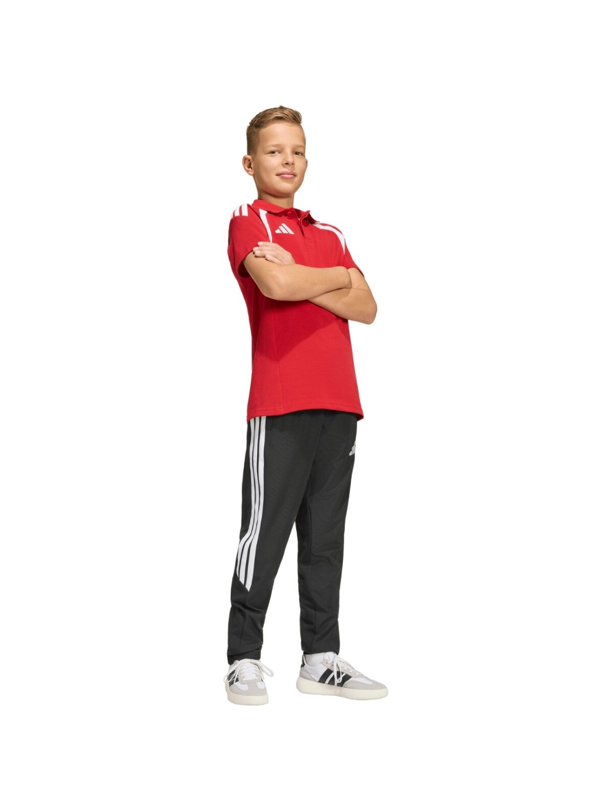 Adidas Tiro 26 League Polo marškinėliai vaikams raudoni KF3408 7 Adidas Tiro 26 League Polo marškinėliai vaikams raudoni KF3408 7