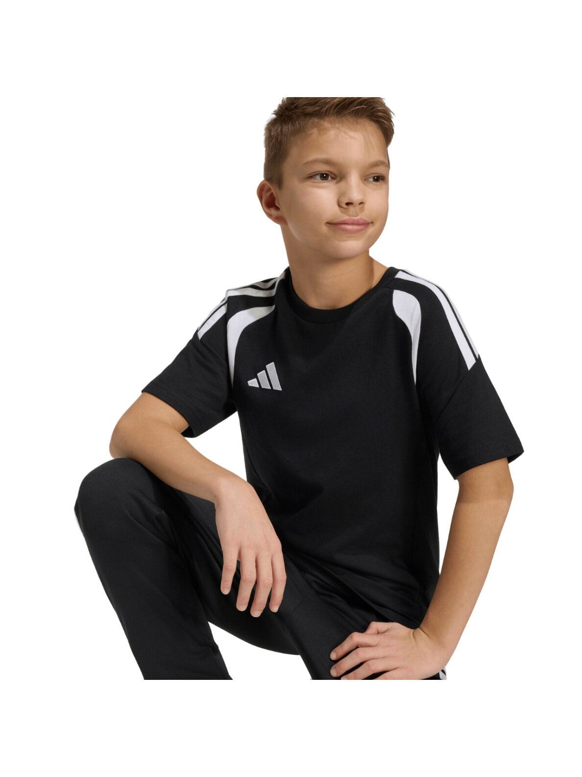 Adidas Tiro 26 League Tee marškinėliai vaikams juodi JY7226 6 Adidas Tiro 26 League Tee marškinėliai vaikams juodi JY7226 6