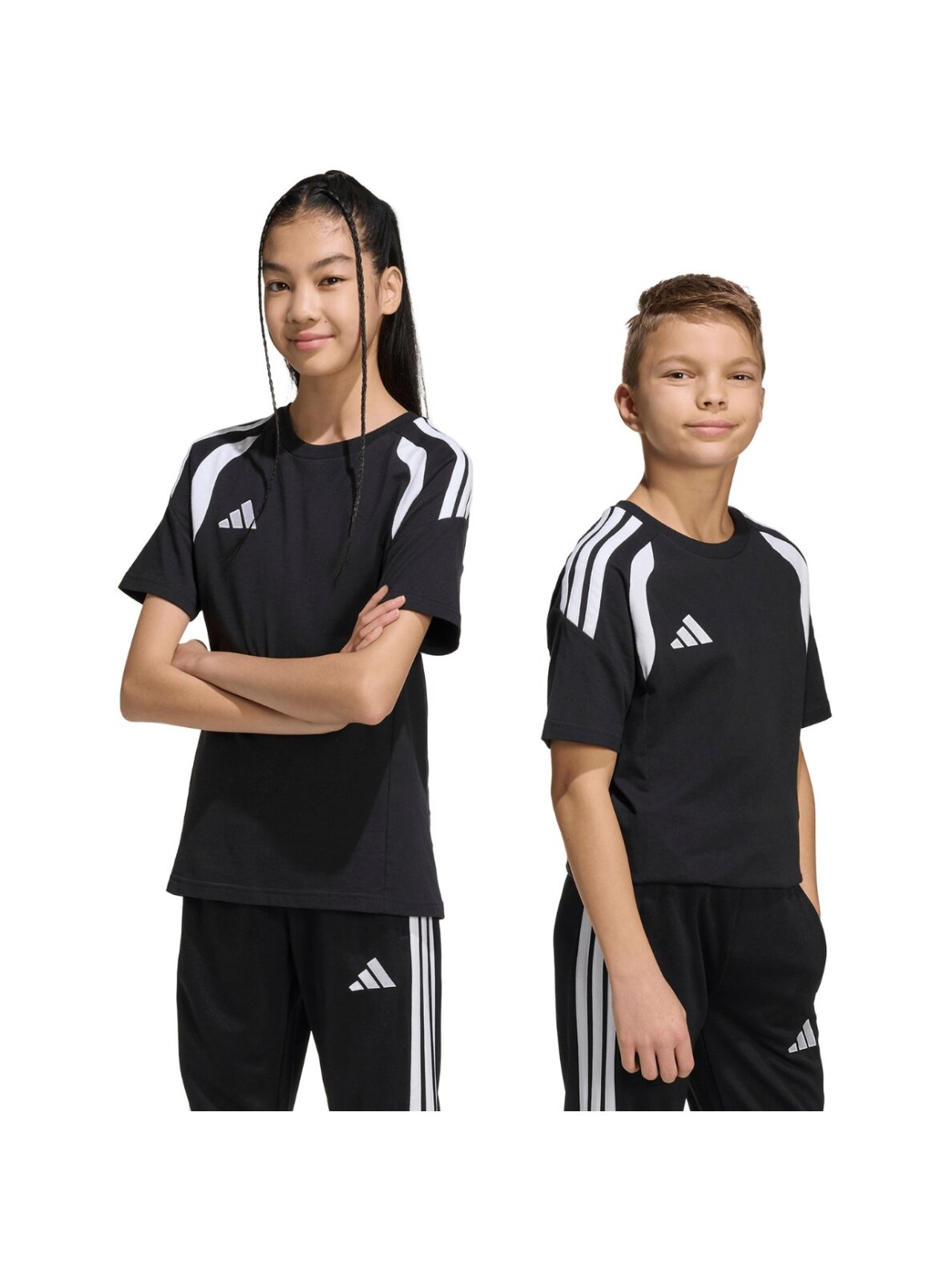 Adidas Tiro 26 League Tee marškinėliai vaikams juodi JY7226