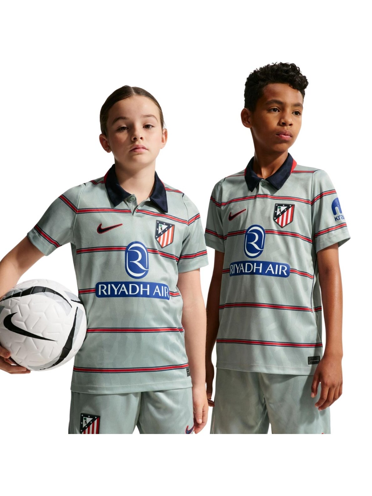 Nike vaikiški marškinėliai Atlético Madrid Stadium 2026/27, pilki, II6684 087